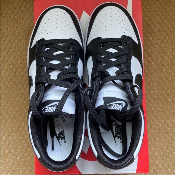 Nike Dunk Low Retro Black/White Shoes, Size 9 US/8 UK - Picture 7 of 12